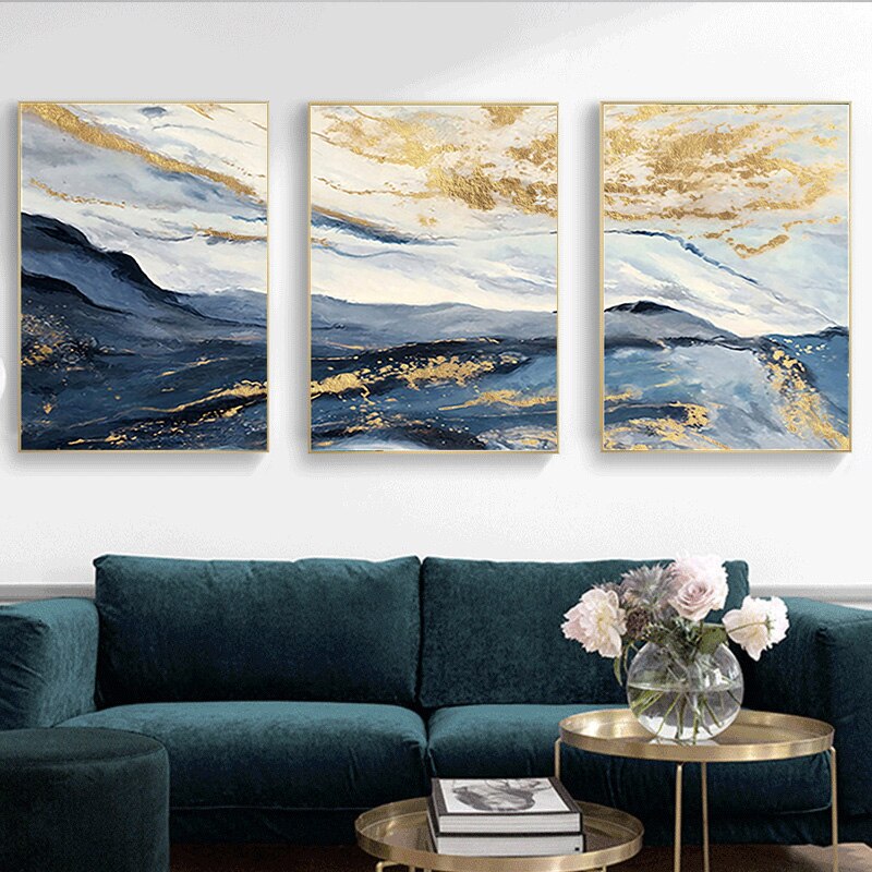 Marble Look Blue