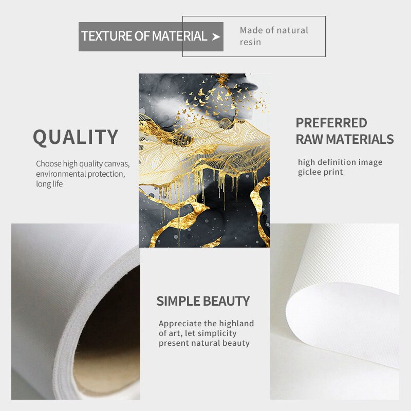 Marble Schwarz Gold