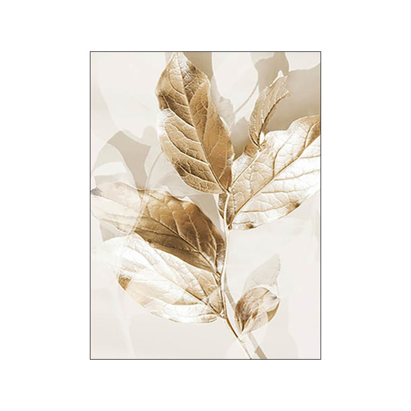 Golden White Flower Details