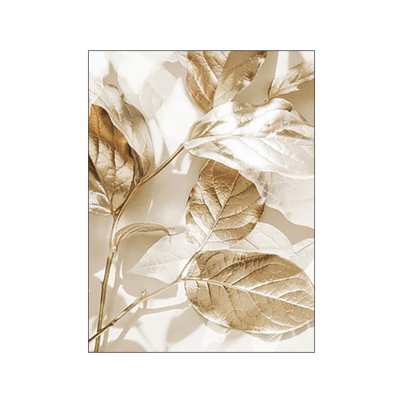 Golden White Flower Details