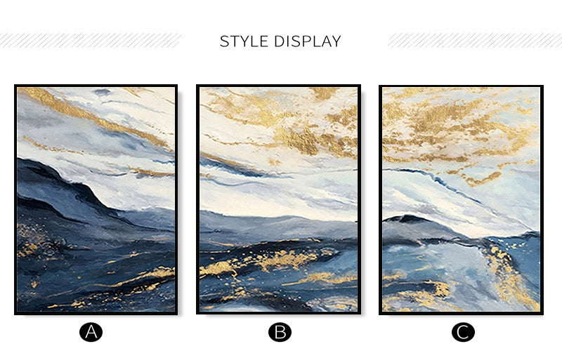 Marble Look Blue
