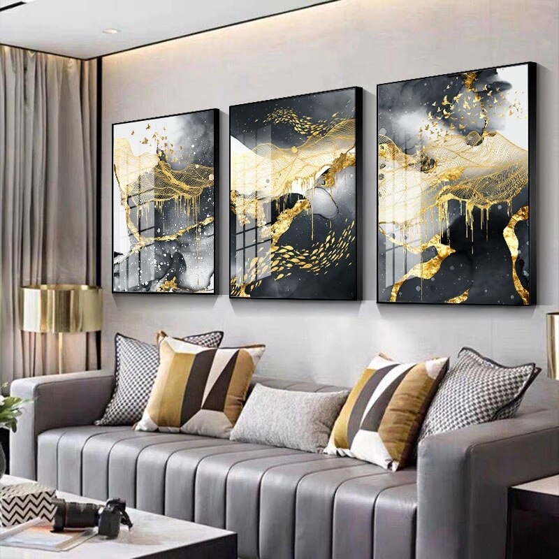 Marble Schwarz Gold