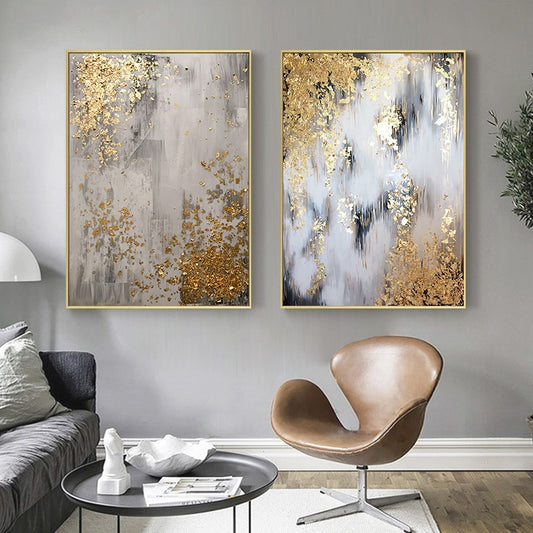 Abstract Luxury Gold Shine