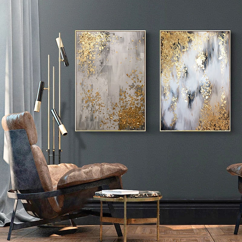 Abstract Luxury Gold Shine