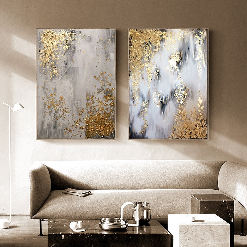 Abstract Luxury Gold Shine