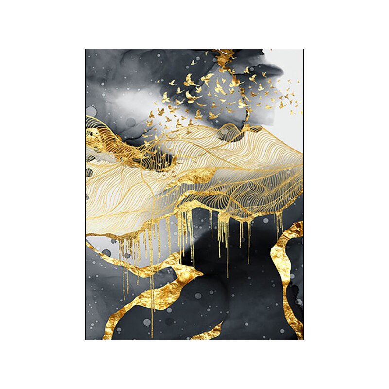 Marble Schwarz Gold