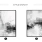 Abstract Minimalist Grau