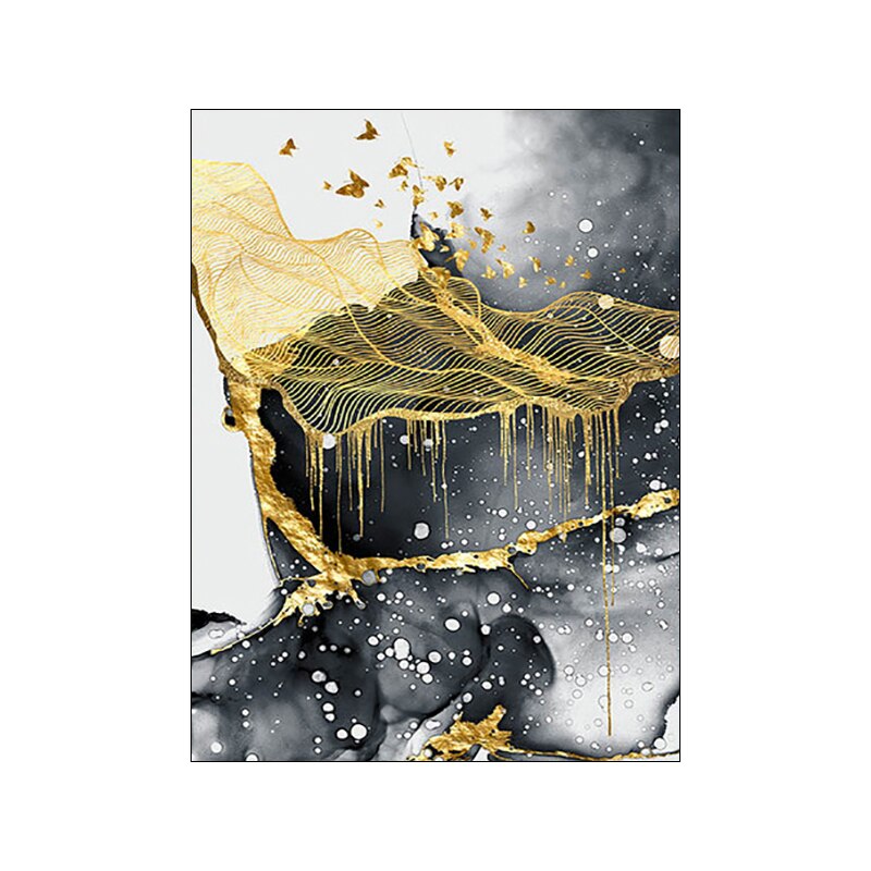 Marble Schwarz Gold