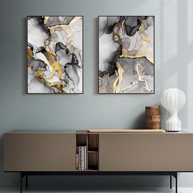 Marble Grau Gold